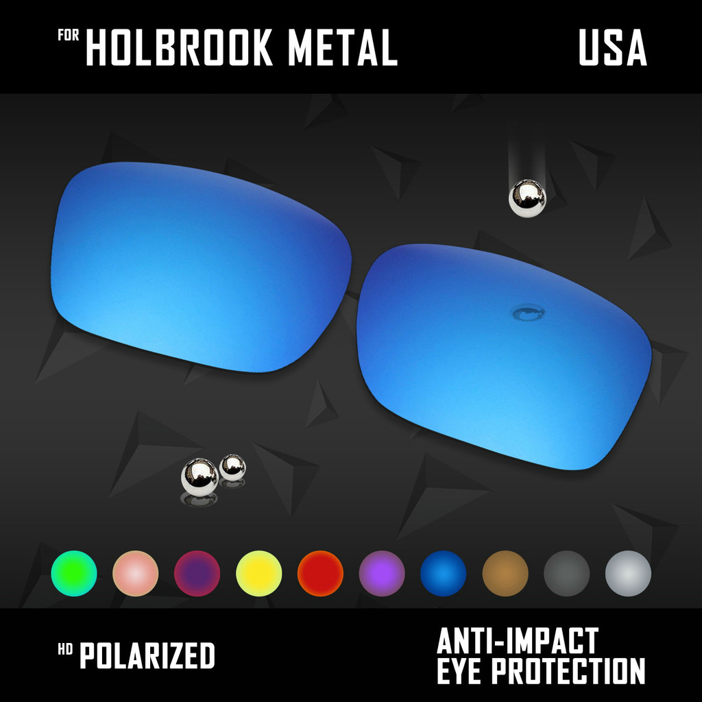 เปลี่ยนเลนส์โพลาไรซ์สําหรับ Holbrook Metal OO4123 - แว่นกันแดด 55 มม. - หลากสี