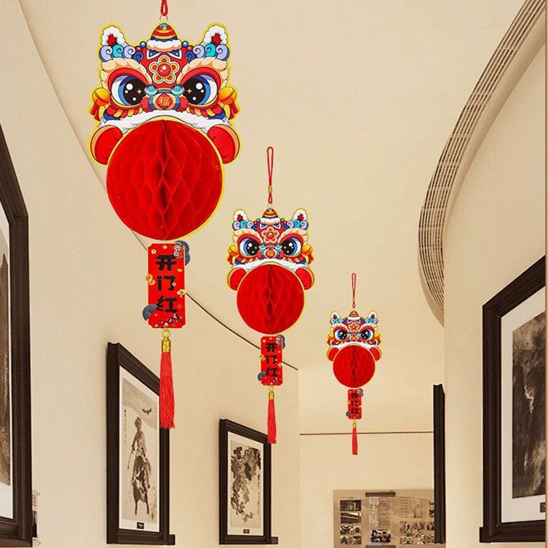 COD โคมแขวนตรุษจีน โคมตรุษจีน โคมแดง 2026 ตกแต่งปีใหม่ โคมเต็งลั้ง - รูปที่ 6