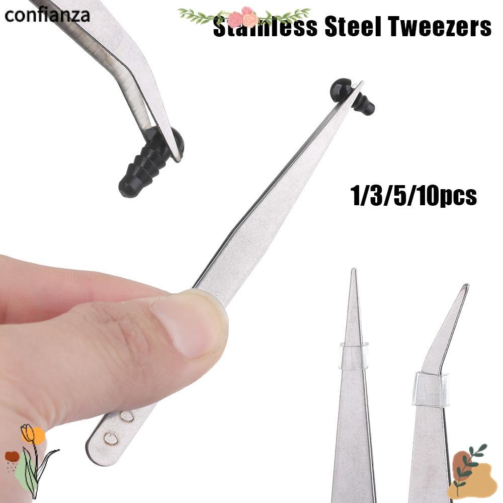 Confianza 1/3/5/10 ชิ้นสแตนเลสแหนบปลาพืชคุณภาพสูง Precision Assembly ชุดเครื่องมือคีม