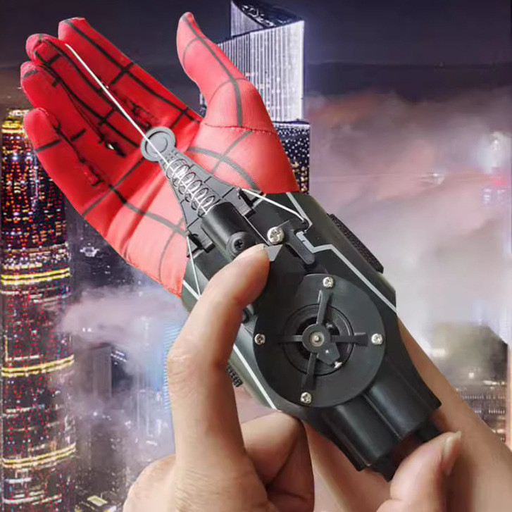 Ml Legends Spiderman Web Shooters ของเล่น Spider Man ข้อมือ Launcher คอสเพลย์ Peter Parker อุปกรณ์เสริม Props ถุงมือของขวัญคริสต์มาส