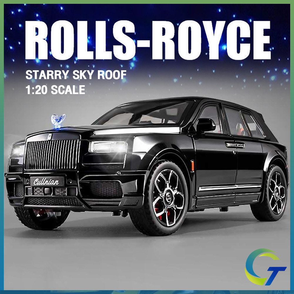 1:20 Rolls Royce Cullinan Diecast ของเล่นรถรุ่นรถโลหะผสมของเล่นคอลเลกชันของขวัญสําหรับชายเด็ก