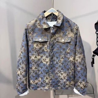 Street Wear เสื้อแจ็คเก็ตปกฤดูใบไม้ร่วงฤดูหนาวเสื้อแจ็คเก็ตผ…