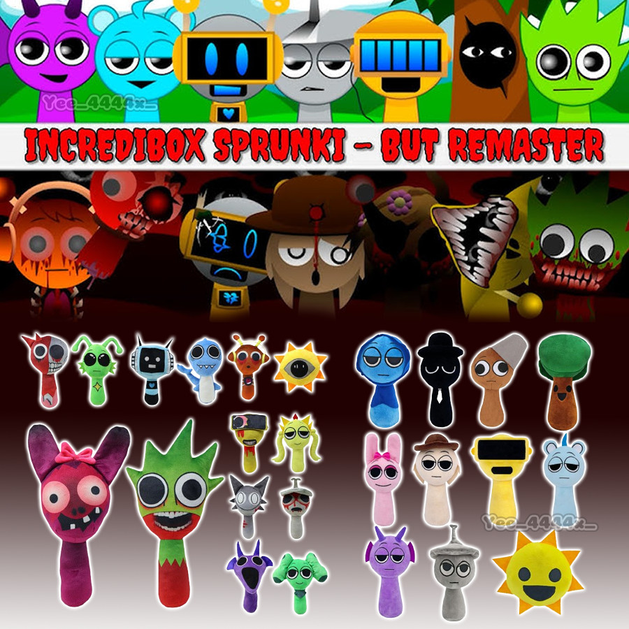 เกม Incredibox Sprunki ของเล่นตุ๊กตา Sprunki Mr สนุกคอมพิวเตอร์ตุ๊กตาตุ๊กตาเพลงเกมตุ๊กตาตุ๊กตาอุปกรณ์ต่อพ่วงของขวัญ hontinth