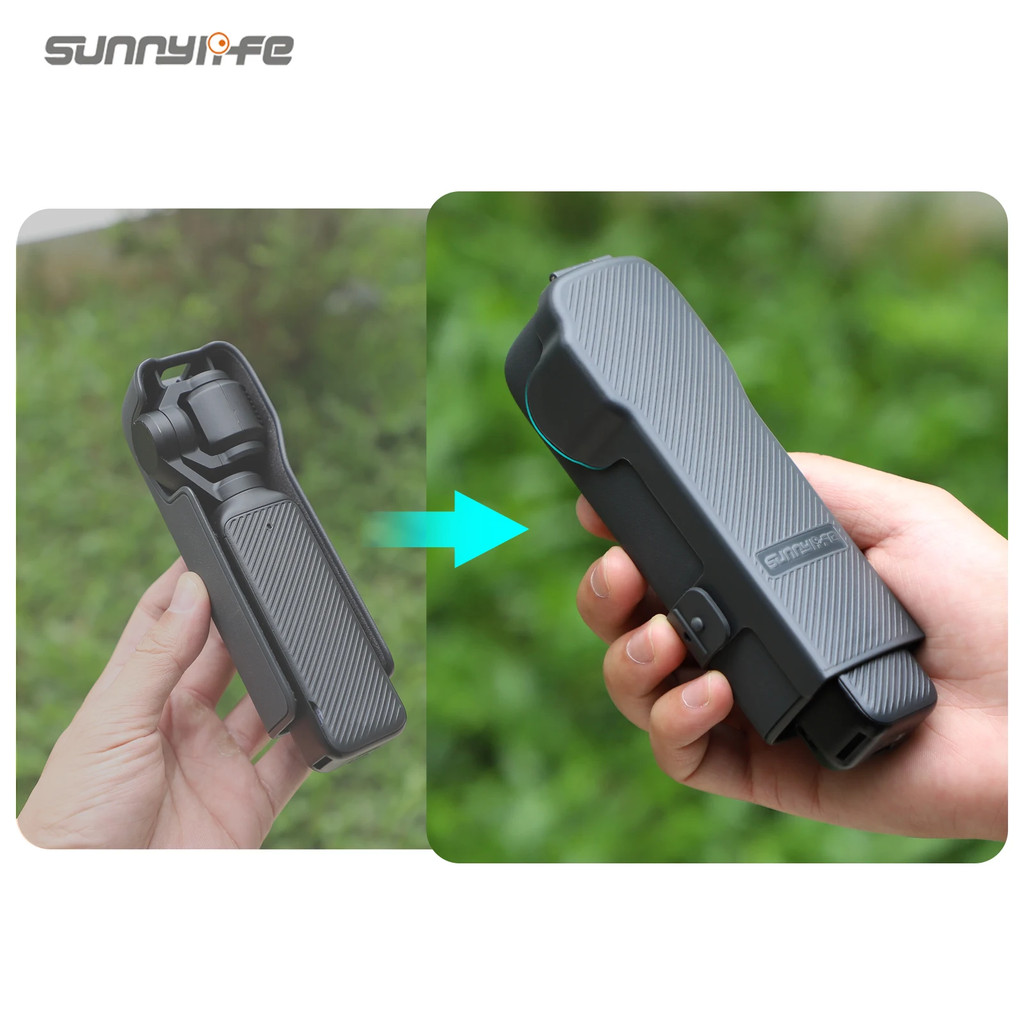 เกราะป้องกันสําหรับ DJI Osmo Pocket 3 ฝาครอบป้องกันกล้องสําหรับ Pocket 3 เคสป้องกันอุปกรณ์เสริมสําหรับกล้องกีฬา
