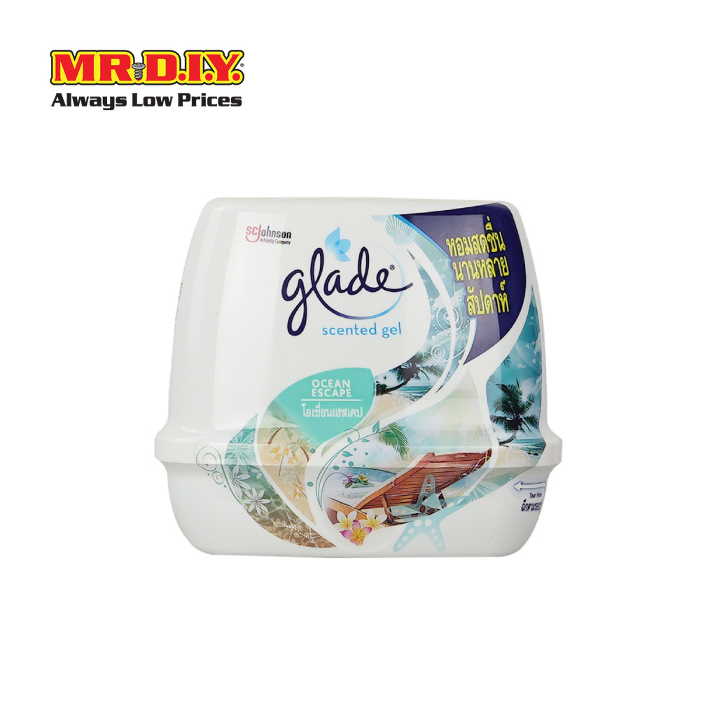 GLADE เจลหอมปรับอากาศกลิ่นโอเชี่ยนเอสเคป ขนาด 180 กรัม