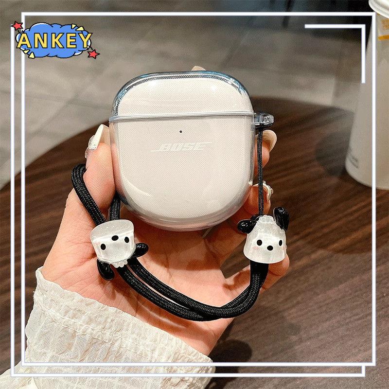 Clear Case for Bose QuietComfort Ultra Earbuds Transparent Clear TPU Covers Bose QC II Bluetooth Ear