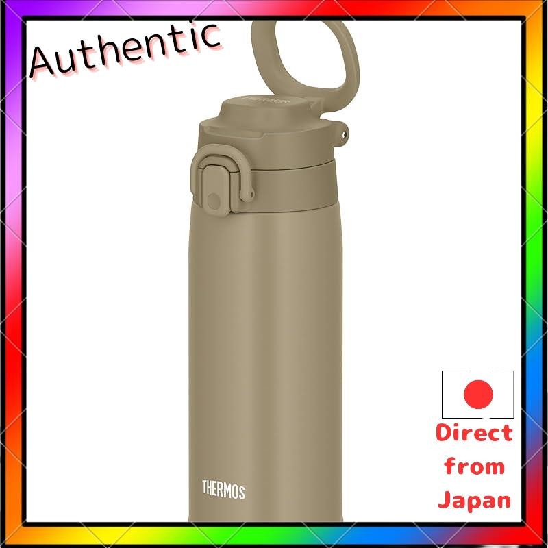 Thermos แก้วมัคมือถือหุ้มฉนวนสุญญากาศพร้อมห่วงพกพา 550ml สีเบจ JOS-550 BE
