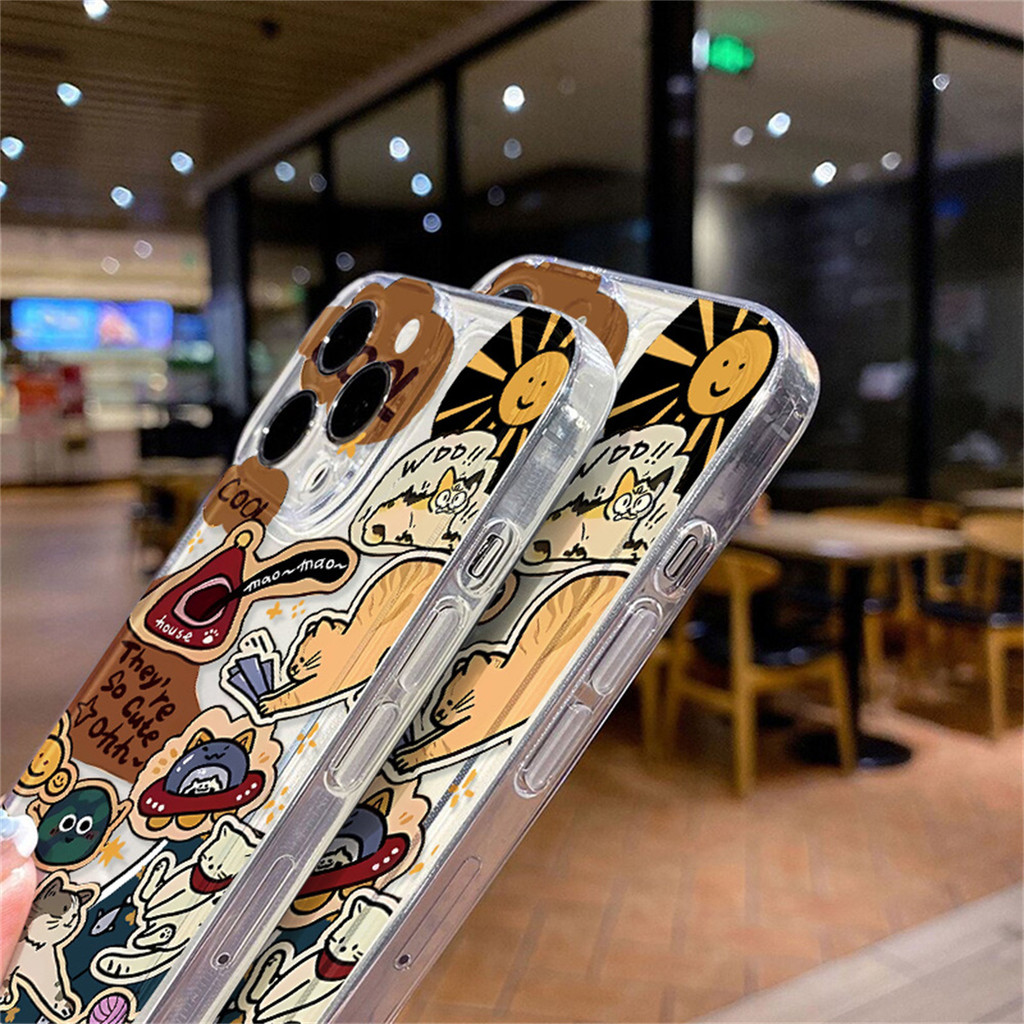 เคสซัมซุง สำหรับ Samsung A57 A37 A07 A17 A05S A55 A05 A06 A16 A15 A35 A54 A26 A36 A56 A22 S24 FE S23 S22 Ultra เคสมือถือ - รูปที่ 4