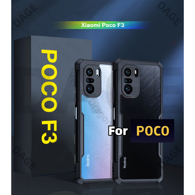 อะคริลิคกันกระแทกเคสซิลิโคนสําหรับ Xiaomi Poco X6 X5 Pro X4 GT X3 NFC M6 Pro F5 Pro F4 GT F3 M3 Redmi A1 Clear Hybrid Shock Proof Armor Clear Case