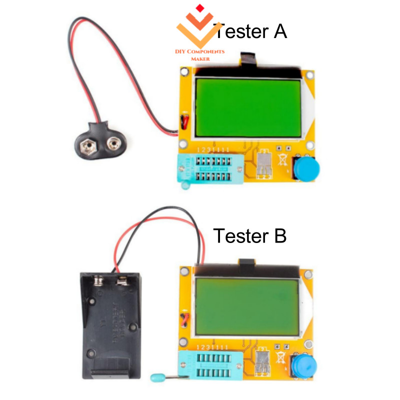 Lcr-t4 เครื่องทดสอบทรานซิสเตอร์ไดโอด Triode เครื่องทดสอบหน้าจอ LCD มัลติฟังก์ชั่นอะคริลิค