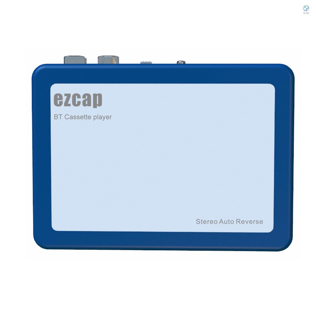 Ezcap215 เครื่องเล่นเทปคาสเซ็ต BT 4.2 เครื่องเล่นเทปเทปอัตโนมัติย้อนกลับเทปเสียงพร้อมหูฟัง