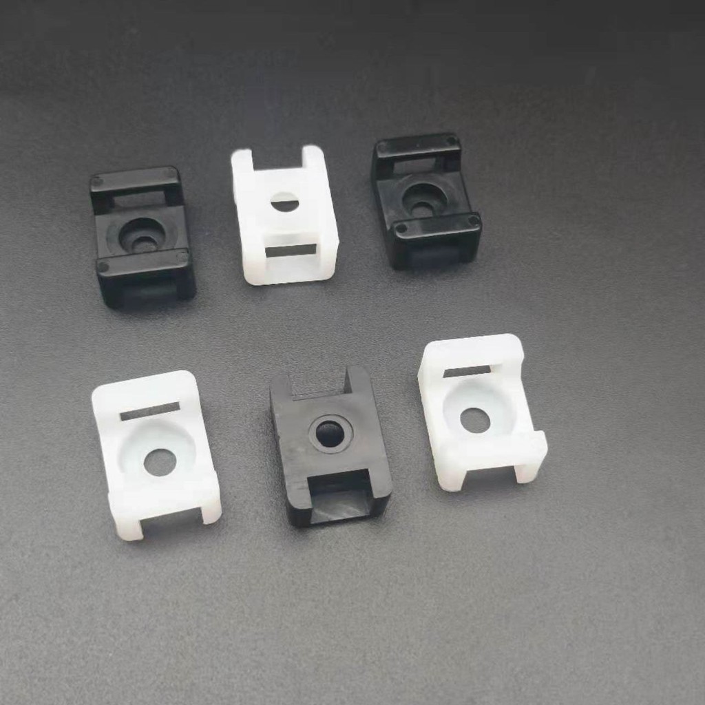 HC Cable Tie Holder Saddle-Shaped Wire Holder Wire Clip Cable Organizer Screw Hole Holder Wire Cable