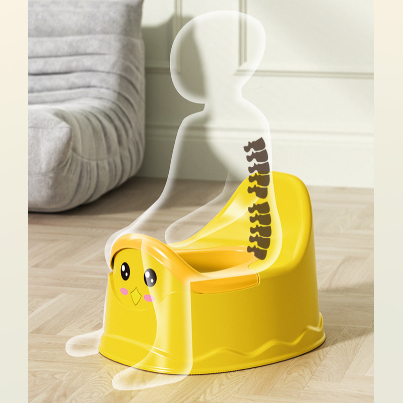 ห้องน้ำเด็กในครัวเรือนพร้อมฝาปิด โถปัสสาวะเด็ก โถปัสสาวะเด็ก กระโถนเด็ก โถสุขภัณฑ์แบบเรียบง่าย - รูปที่ 3