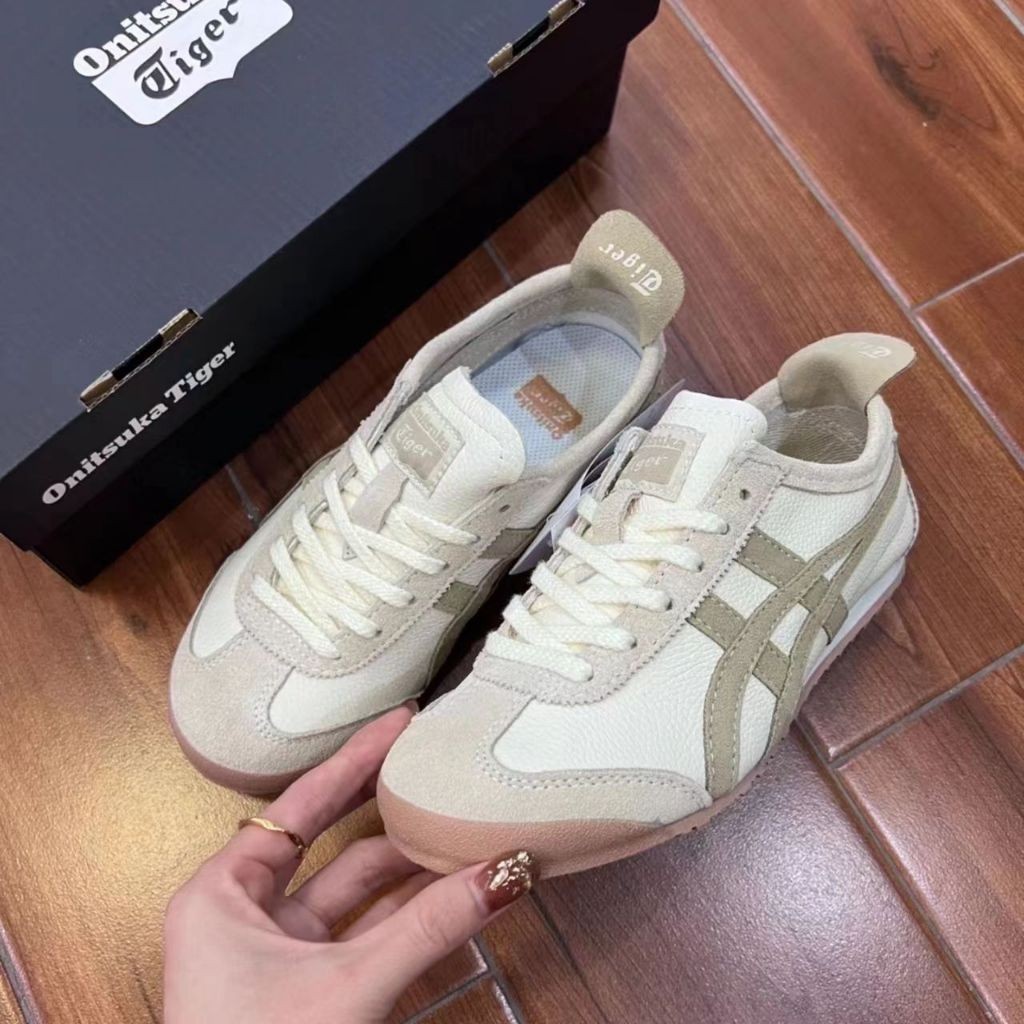 【ของแท้ 100%】Onitsuka Tiger Mexico 66 รองเท้าลำลอง Low Top Unisex Sneakers