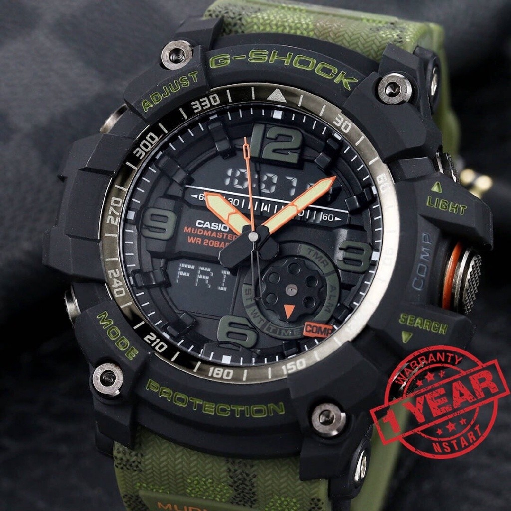 G-SHOCK GG-1000BTN-1A GG-1000 mudmaster นาฬิกาผู้ชายนาฬิกาสปอร์ต