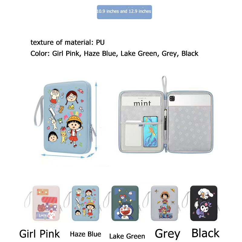 ส่งจากไทย - กระเป๋าคอมพิวเตอร์/tablet ขนาด 10.9/12.9inchใช้ได้ทุกยี่ห้อ ซองใส่โน๊ตบุ๊ค