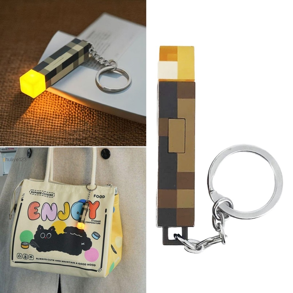 พวงกุญแจจี้ไฟฉายจิ๋ว LED ของขวัญ ของเล่นสําหรับเด็ก ขนาดพกพา - รูปที่ 3