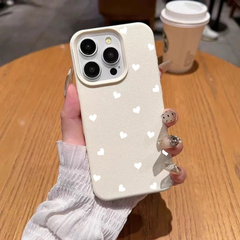 ฝาครอบโทรศัพท์นุ่มได For iPhone11 13 15 เคส ไอโฟน12 14 ProMax 7 8Plus X XR XS รักกราฟิก