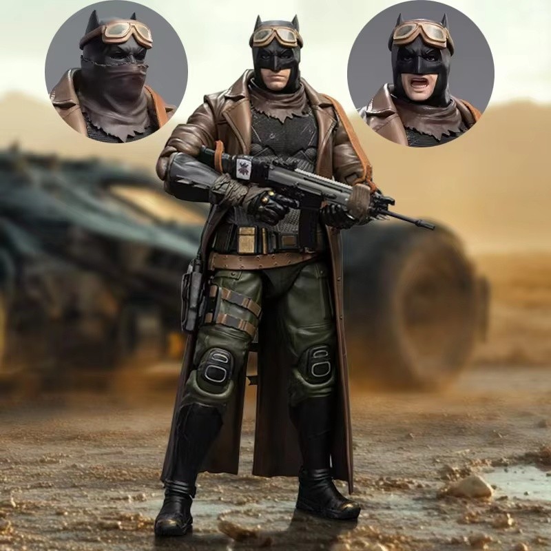 Fondjoy Nightmare Batman Doll 20 cm 1/9 Movable Batman Doll Zack Snyders Justice League Detective Co