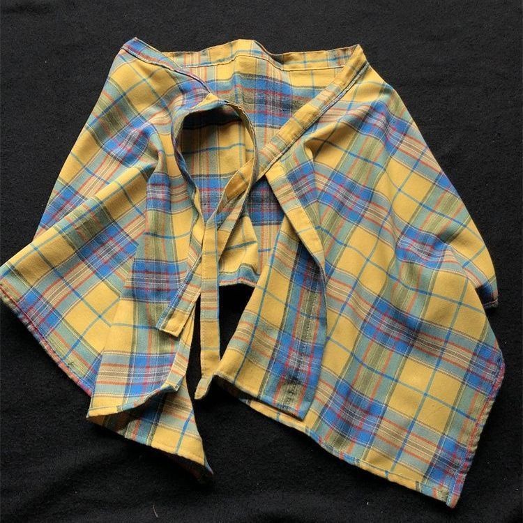 แนะนำ ผ้าม่าน 1.7,000 คนคอลเลกชันปีนี้ Dopamine Checkered ก้นผ้าม่านหญิงการปิดกั้นกระโปรง Lace-Up เนื้อทิเบตเครื่องมือที่มีประโยชน์ชายจับคู่ Bottoming การปิดกั้นผ้าม่าน 4 ราคาพิเศษ มีเก็บเงินปลายทาง