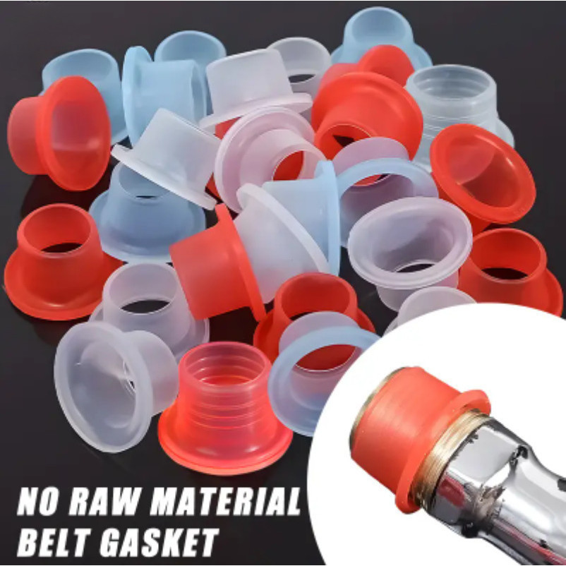 [3-5 วันมาถึง] ชุดปะเก็นก๊อกน้ําซิลิโคน 25 มม. | 3 สี, รหัส 15 มม. สําหรับการเชื่อมต่อแตะ, เครื่องซักผ้าป้องกันการกัดกร่อน, การใช้น้ําร้อนและเย็น