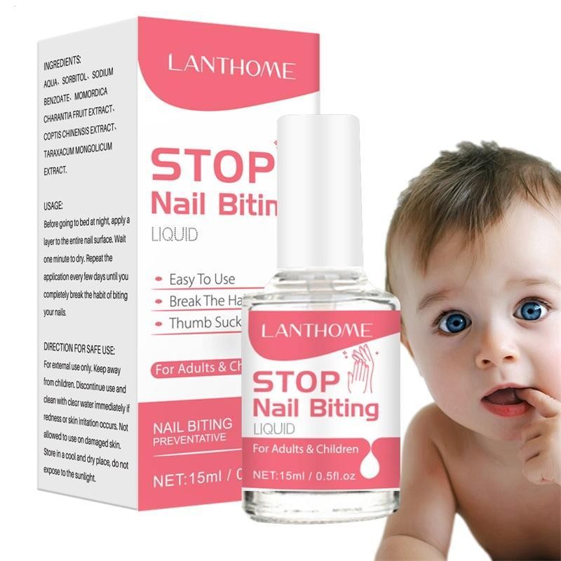ของเหลวเพื่อหยุดการกัดเล็บ 0.5fl ออนซ์ Anti Bite Nail Polish Anti Nail กัดสําหรับเด็ก Care สําหรับทุกวัยหยุด Thumb Sucking tongth – โปรปัง