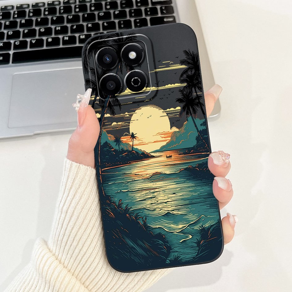 สําหรับ Honor X7C กรณี ALT-LX2 ALT-NX1 ฝาครอบซิลิโคน Cool การ์ตูน Matel Tiger Soft เลนส์เกราะป้องกันสําหรับ Honor 200 สมาร์ทปลอก - รูปที่ 5