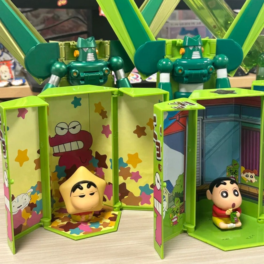 [คลังสินค้าพร้อม] ของแท้ Bandai BNFIGURE Q Crayon Shin-Chan Transformation Chancer BNFIGURE Q Crayon