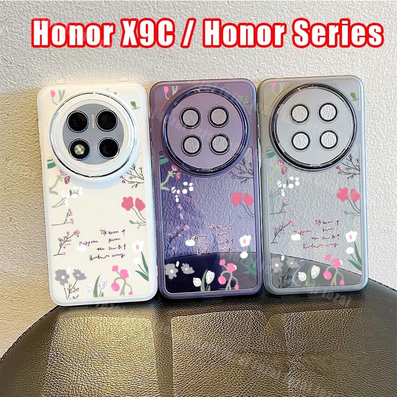 เคสHonor X9c Smart X9b X9a X8c X7c X6bเคสHonor 200 Pro 5GเคสHonor Magic 7 6 5 Pro 5G กรณี Clear นุ่ม