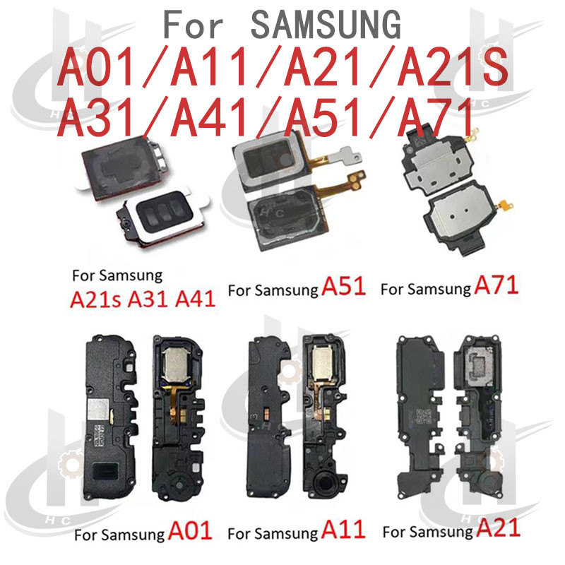 สําหรับ Samsung Galaxy A01 / A11 / A21 / A21s / A31 / A41 / A51 / A71 Loud ลําโพง Buzzer Ringer Flex สายโทรศัพท์มือถือ Buzzer Ringer ซ่อมอะไหล่