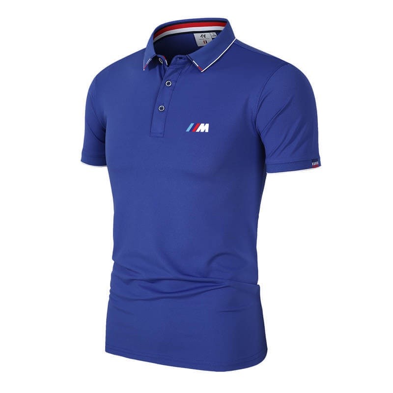 เสื้อยืดโปโลผู้ชาย BMW แขนสั้น ไซส์ M-4XL 0372