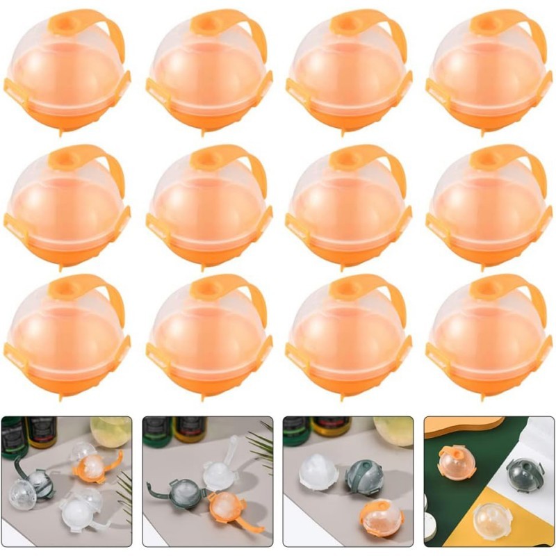 1/3/5ชิ้นขนาดใหญ่รอบน้ําแข็งฮอกกี้แม่พิมพ์-ทําเองวงกลมน้ําแข็งบอลกล่องแม่พิมพ์สําหรับห้องครัวบาร์และงานปาร์ตี้,อเนกประสงค์ทําน้ําแข็งอุปกรณ์สําหรับดื่มและทําค