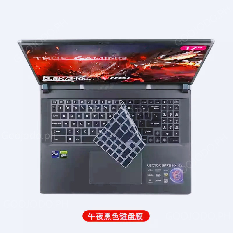 TPU ซิลิโคนแล็ปท็อปแป้นพิมพ์สําหรับ MSI Vector GP78 HX 13VH 2023 MSI Titan GP78HX (2023) 17 17.3" MS