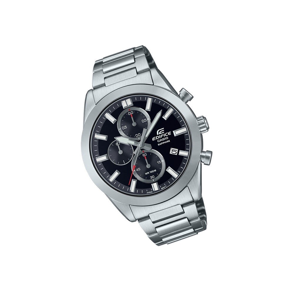 CASIO นาฬิกาข้อมือผู้ชาย EDIFICE รุ่น EFB-710D-1AVUDF วัสดุสเตนเลสสตีล สีดำ
