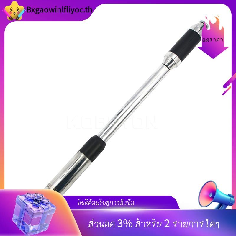 [in ]RH770 BNC Dual Band 144/430MHz BNC Telescopic เสาอากาศวิทยุมือถือสําหรับอัตราการเก็บเกี่ยว 3.7 