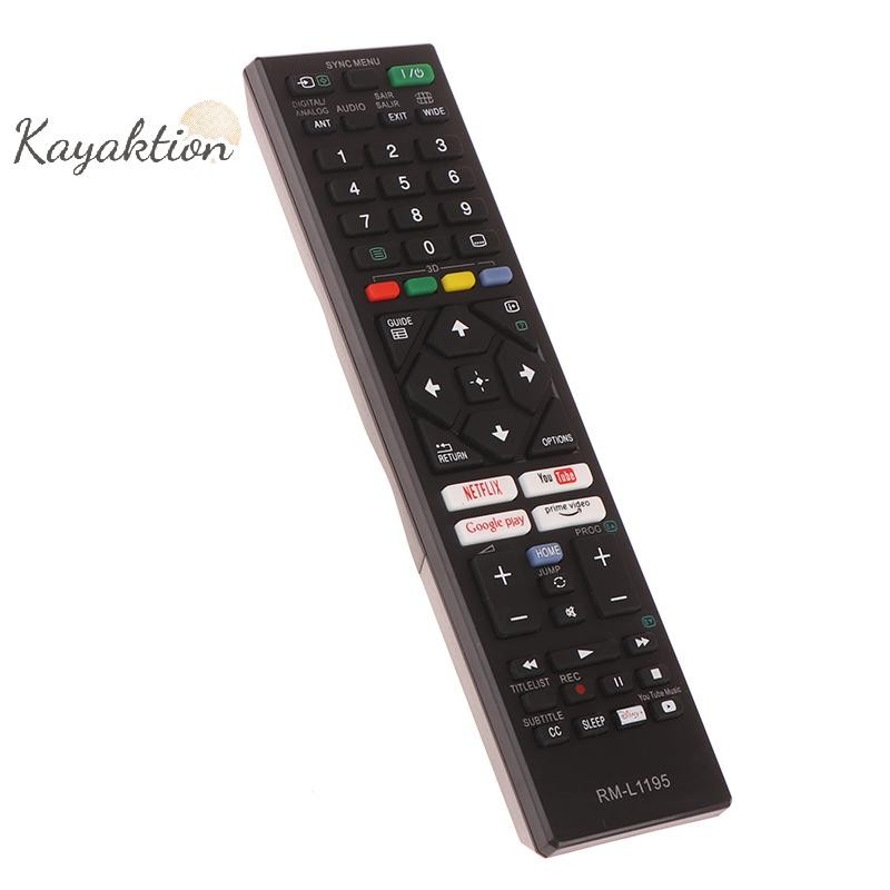 Kayaktion มัลติฟังก์ชั่นสมาร์ททีวีรีโมทคอนโทรลเหมาะสําหรับ LCD LED Bravia TV RM-L1195 RM-YD005 RM-YD