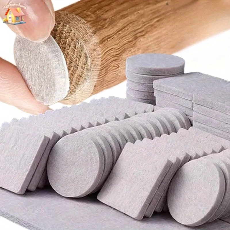 Soft Felt เฟอร์นิเจอร์ขา Pads กันชนเก้าอี้อุปกรณ์หนา Self-กาวชั้น Protector Anti Rub