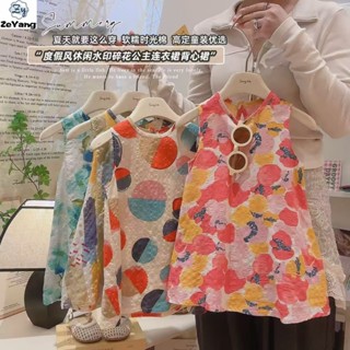 [ซี่] 80-150พร้อมสต็อกเด็กถักชุดผ้าฝ้ายสบายๆชุดดอกไม้เด็กสาว…