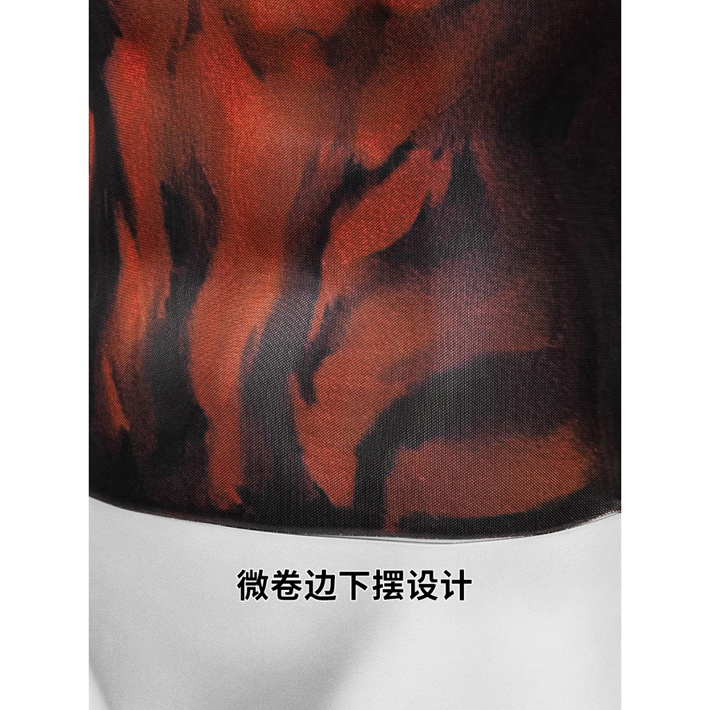 เสื้อยืดแบบอเมริกาย้อนยุค TOMATOPAPAA ลายการ์ตูนปีศาจสีแดง มีกล้ามเนื้อ ออกแบบมาสำหรับคนชอบสไตล์สมาร์ทด้วยเนื้อผ้านุ่มและยืดหยุ่น — صورة 4
