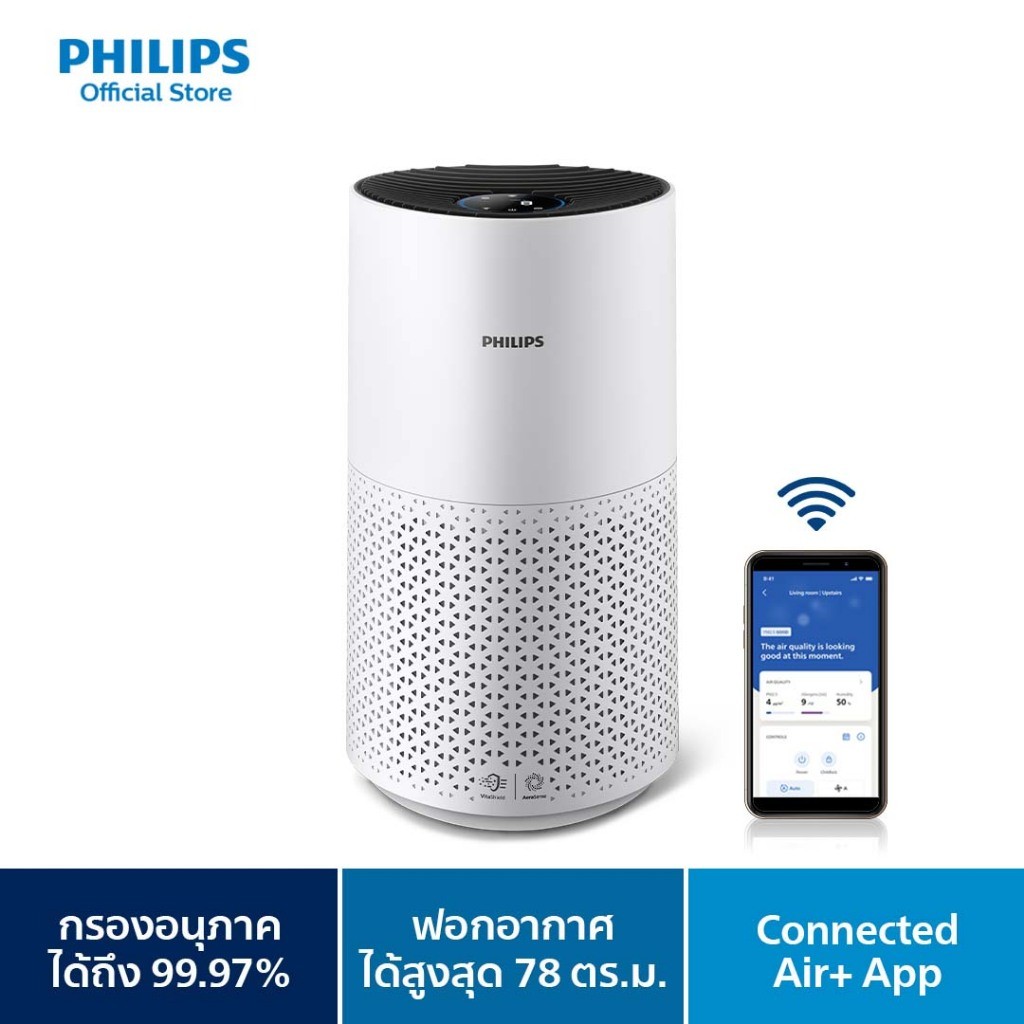 เครื่องฟอกอากาศ ฟิลิปส์ Philips AC1715|21 สำหรับห้องขนาด 25-78 ตร.ม.