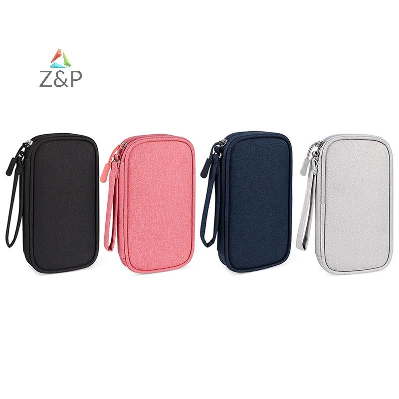 Z&P Electronic Digital USB Case Portable Cable Travel Storage Pouch Bags Accessories Storage Bag For Cord Charger Power Hard Drive COD
