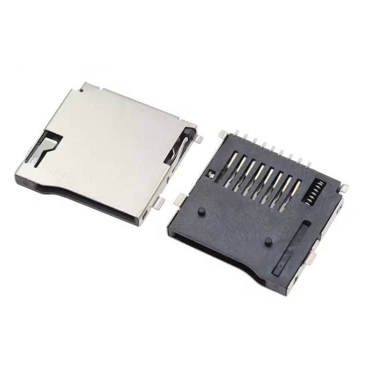 20PCS 9Pin Micro SD Card Slot Connectors, ขนาด 14*15 มม.TF Card Deck, Fit สําหรับโทรศัพท์, แท็บเล็ต,