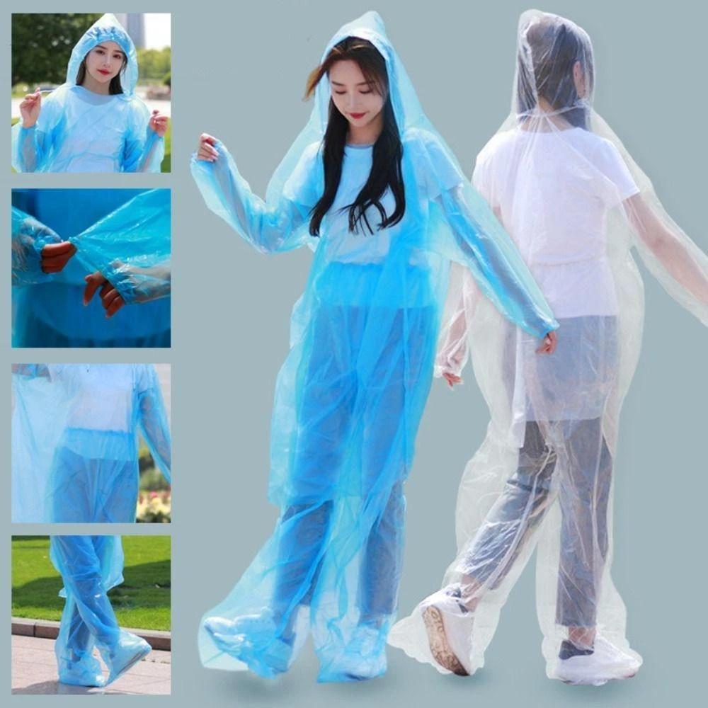 ไมรอน เสื้อกันฝนแบบใช้แล้วทิ้ง แบบพกพา กันน้ำ thumbnail 4