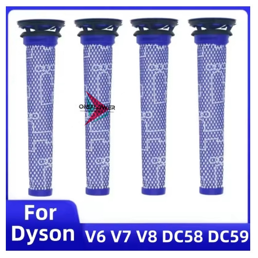 ตัวกรอง HEPA สําหรับ Dyson V6 V7 V8 DC58 DC59 DC61 DC62 DC74 แทนที่ล้างทําความสะอาดได้ HEPA กรองเครื