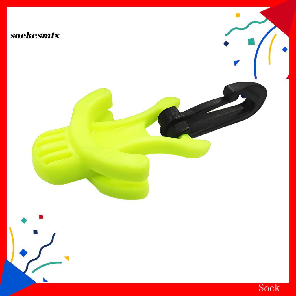 SX ที่เชื่อถือได้ดําน้ําเกียร์อุปกรณ์เสริม Ergonomic Scuba Mouthpiece ผู้ถือ Scuba Octo ผู้ถือคลิปสี