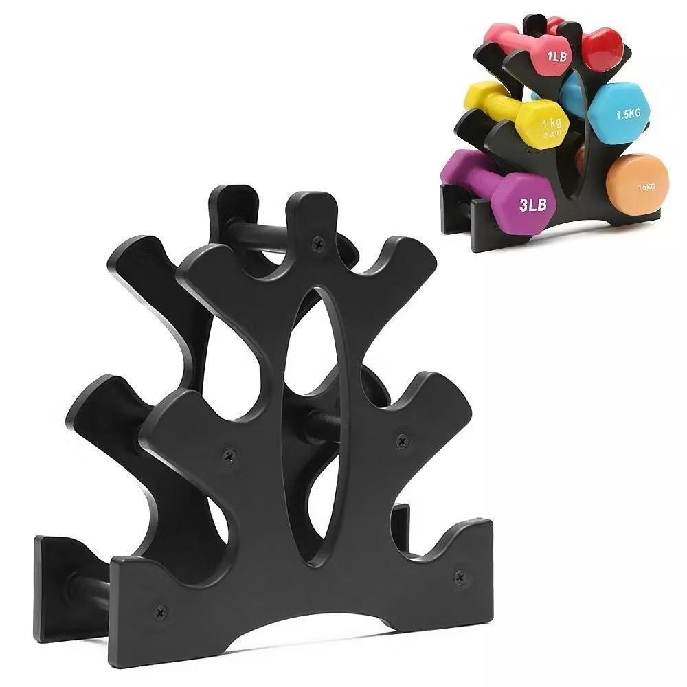 POTENCE Dumbell Holder 3 ชั้น Barbell Rack Home GYM Stand Dumbell Dumbbell Storage Rack Dumbell สําห