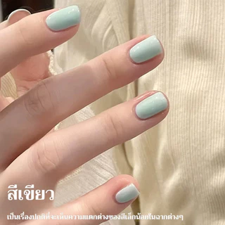 XEIJAYI 15มล--M034 น้ำยาทาเล็บสีเขียวอ่อน ทนทาน เหมาะสำหรับงาน DIY ที่บ้านและร้านทำเล็บ
