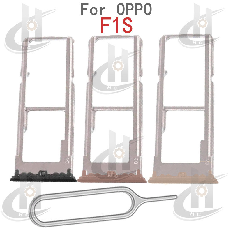 สําหรับ OPPO F1S A59 ซิมการ์ดถาดผู้ถือการ์ด Reader SD Slot อะแดปเตอร์เปลี่ยนชิ้นส่วนรุ่น 1