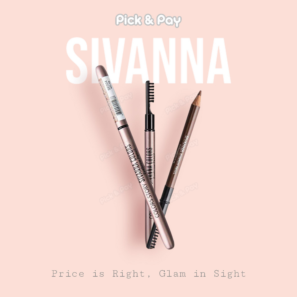 Sivanna Colors ดินสอเขียนคิ้ว Story Waterproof Silky Eyebrow Pencil (ES004)