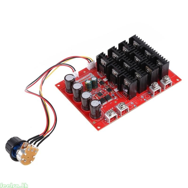Feela สําหรับ DC 10-50V 60A มอเตอร์ควบคุมความเร็ว PWM HHO RC Controller 3000W MAX 12V 24V 48